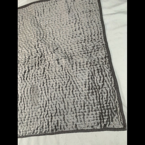 NEW Hotel‎ Collection Velvet Quilted (1) Euro Pillow Case - Picture 2 of 10